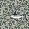 KID'S PRO PERFORMANCE HOODIE T-SHIRT IN  BREAK POINT CAMO WITH SWORDFISH