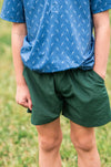 OUTRIGGER PERFORMANCE SHORT - SMOKE PINE GREEN