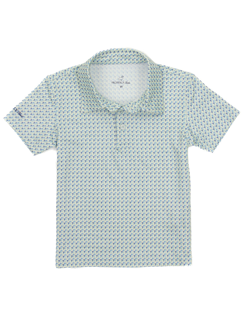 BOYS INLET POLO - MARLIN