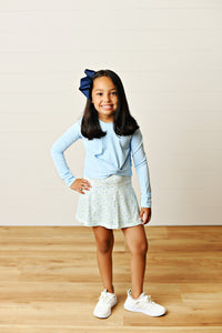 BLUE KNOT TOP
