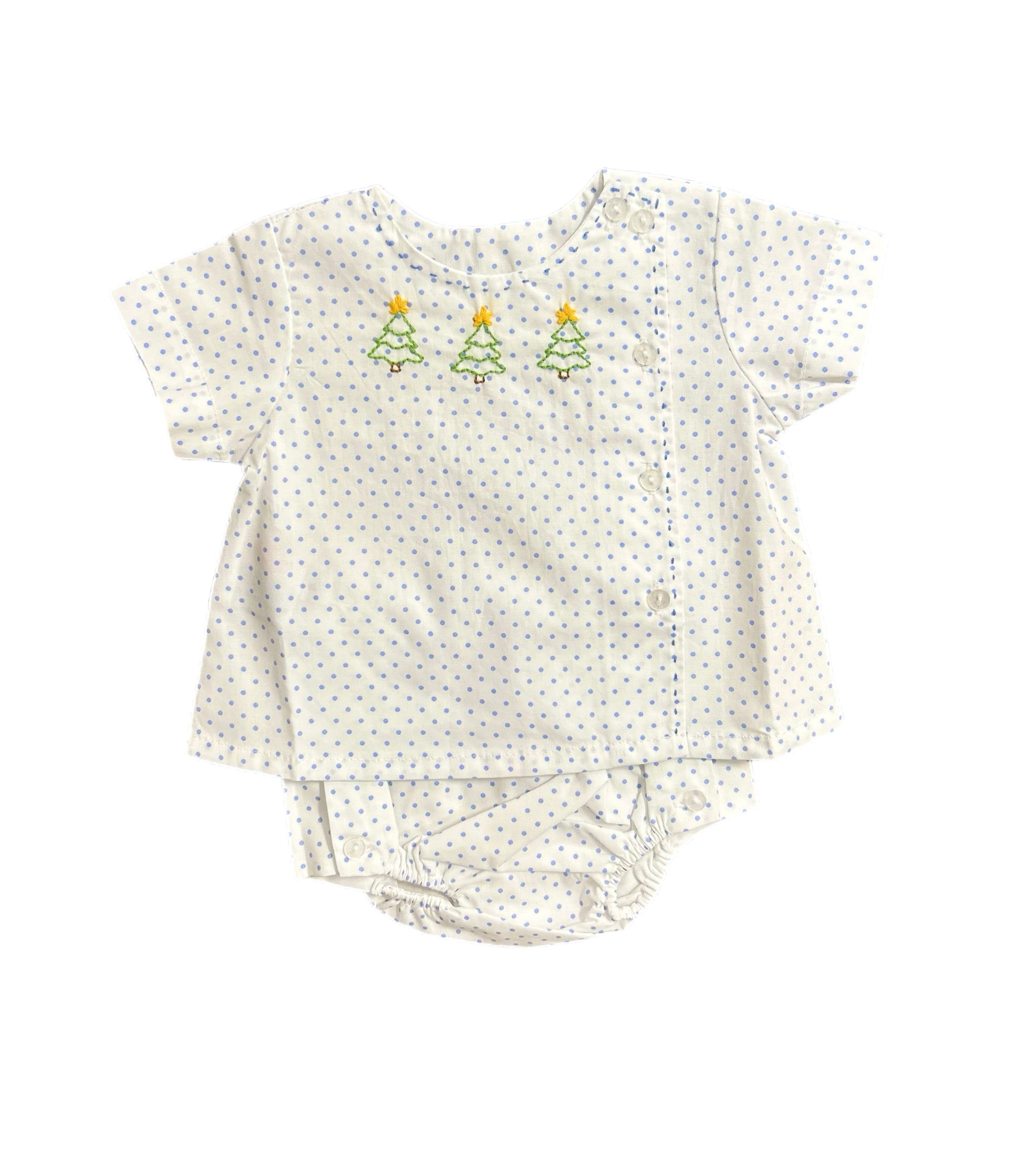 CHRISTMAS TREE BOY DIAPER SET