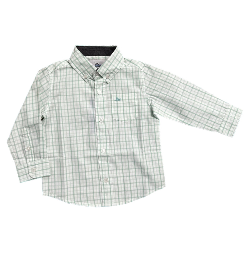LS DRESS SHIRT (MISTY JADE)