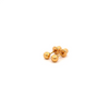 14K GOLD-PLATED GIRLS SCREW BACK BALL EARRINGS