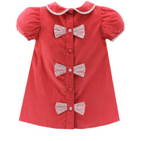 GARLAND DRESS - FLAMINGO CORD