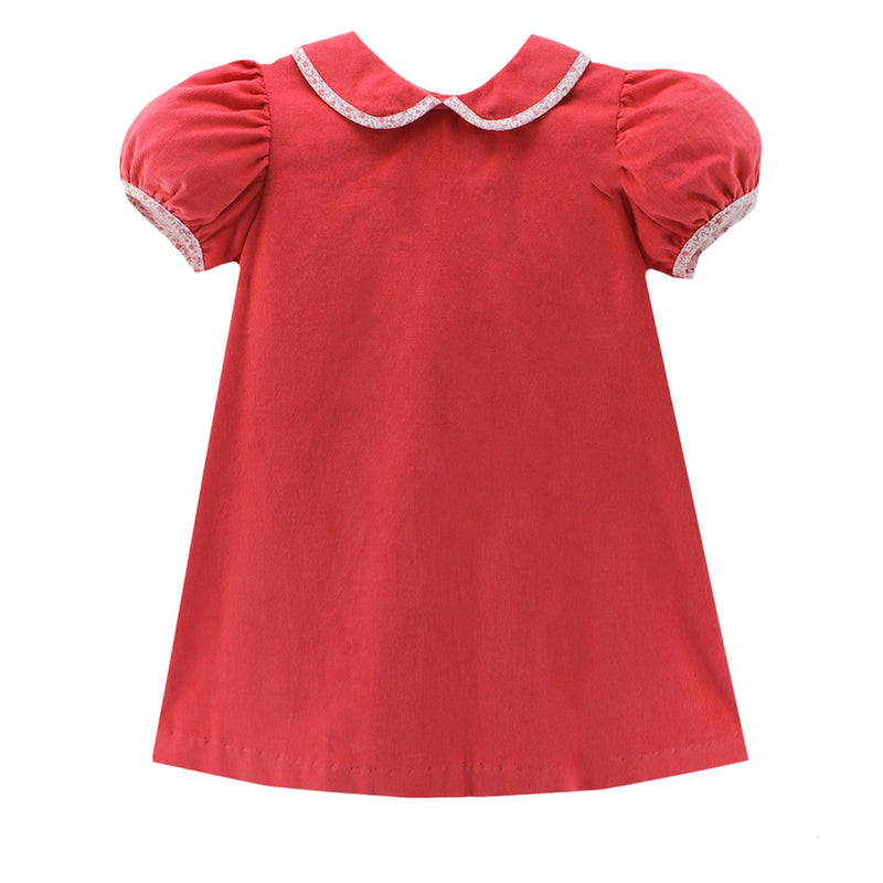 GARLAND DRESS - FLAMINGO CORD