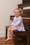 GEORGIA BLOOMER SET IN LAVENDER STRIPE