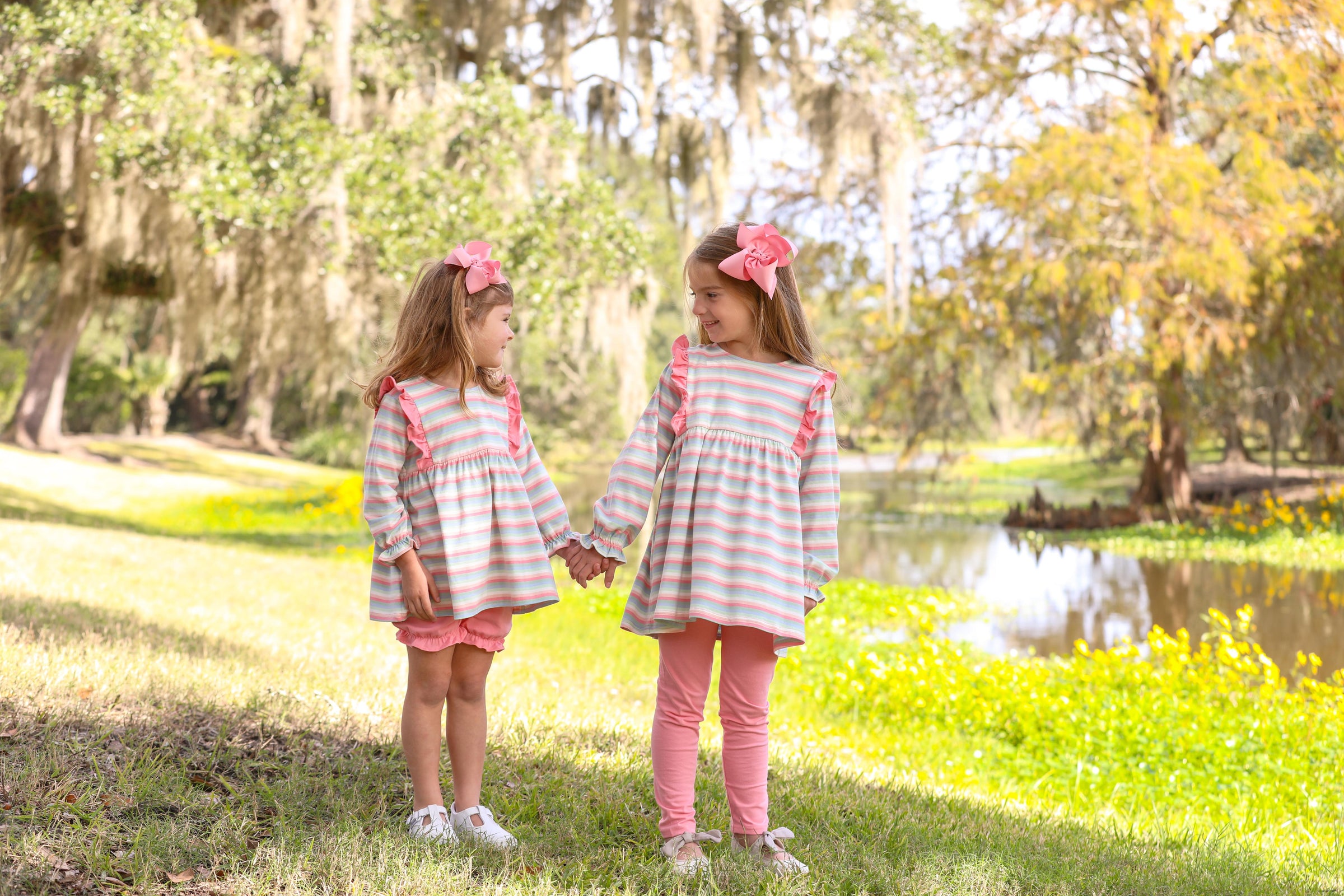 STELLA BLOOMER SET MULTI STRIPE
