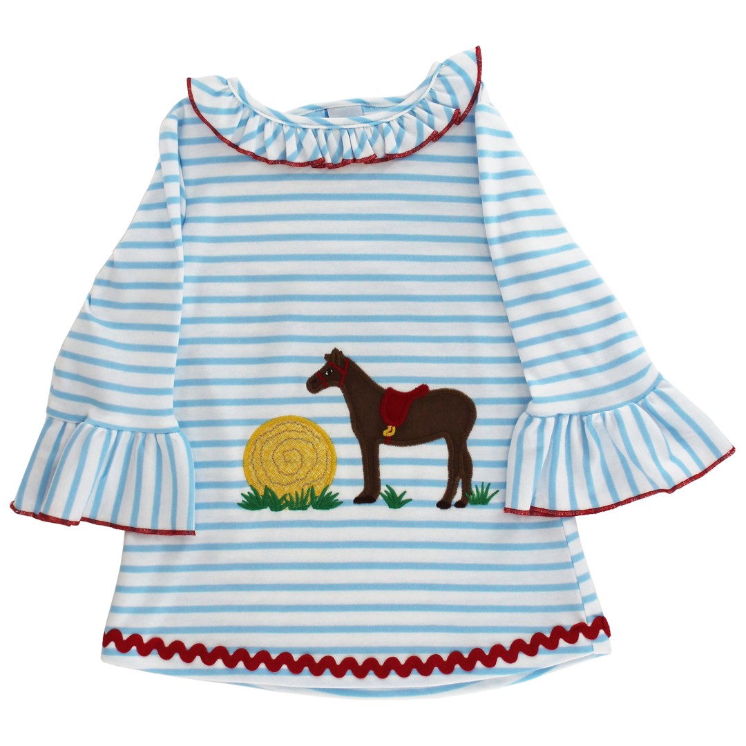 SADDLE UP GIRLS KNIT DRESS