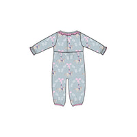 HORSING AROUND GIRL'S ROMPER