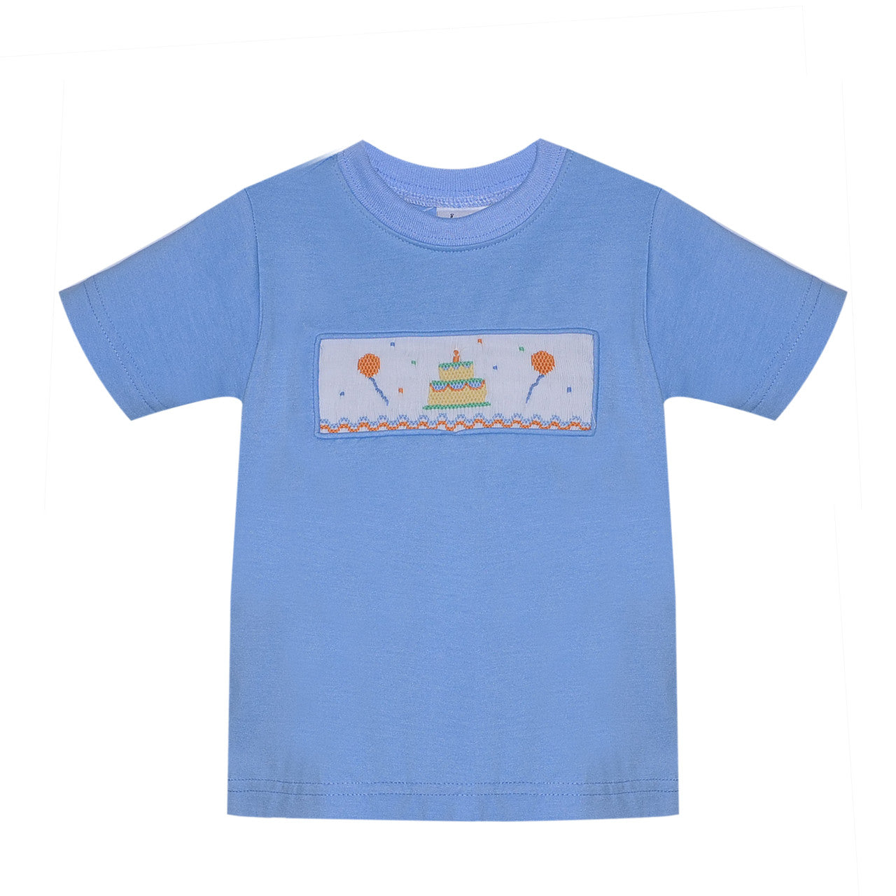 HOUSTON PARTY TIME BOYS BLUE SMOCKED TEE