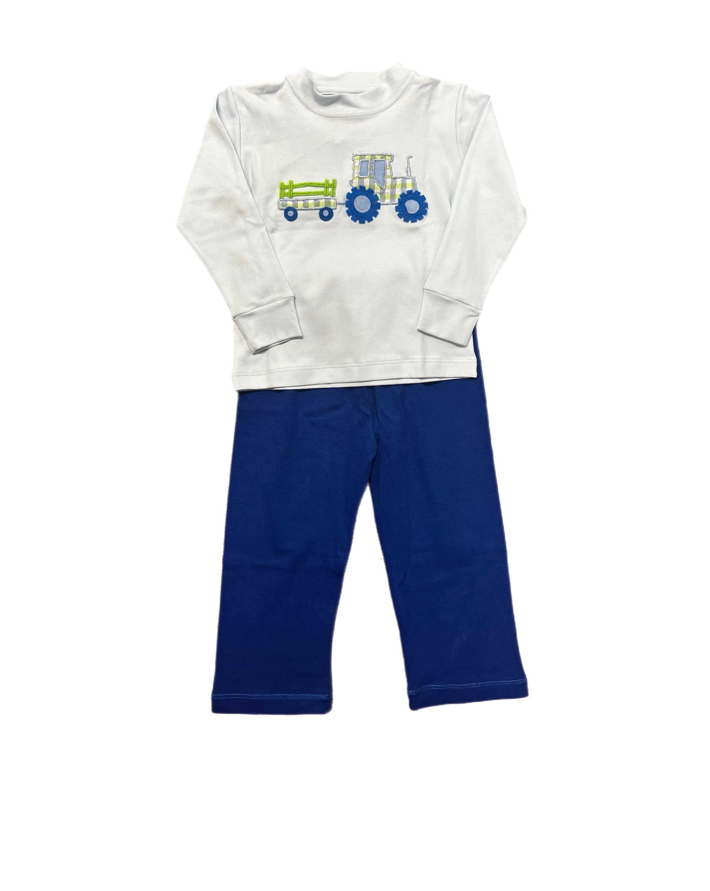 FARM TOUR BLUE CREW NECK SET
