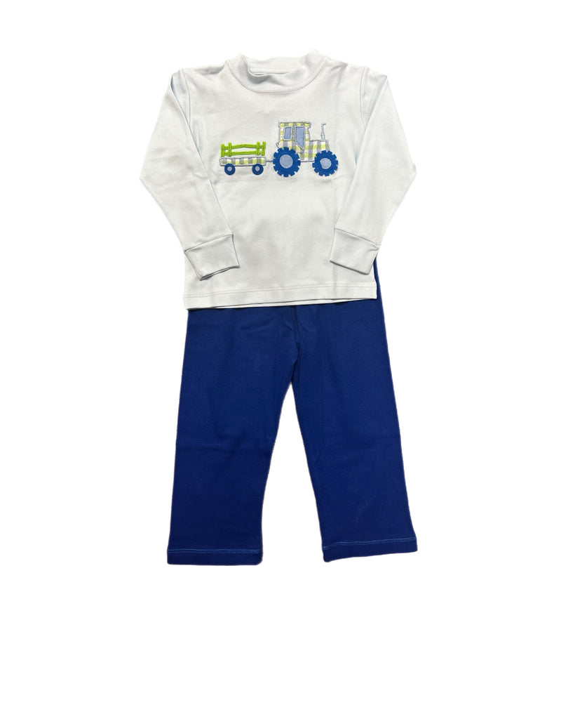 FARM TOUR BLUE CREW NECK SET