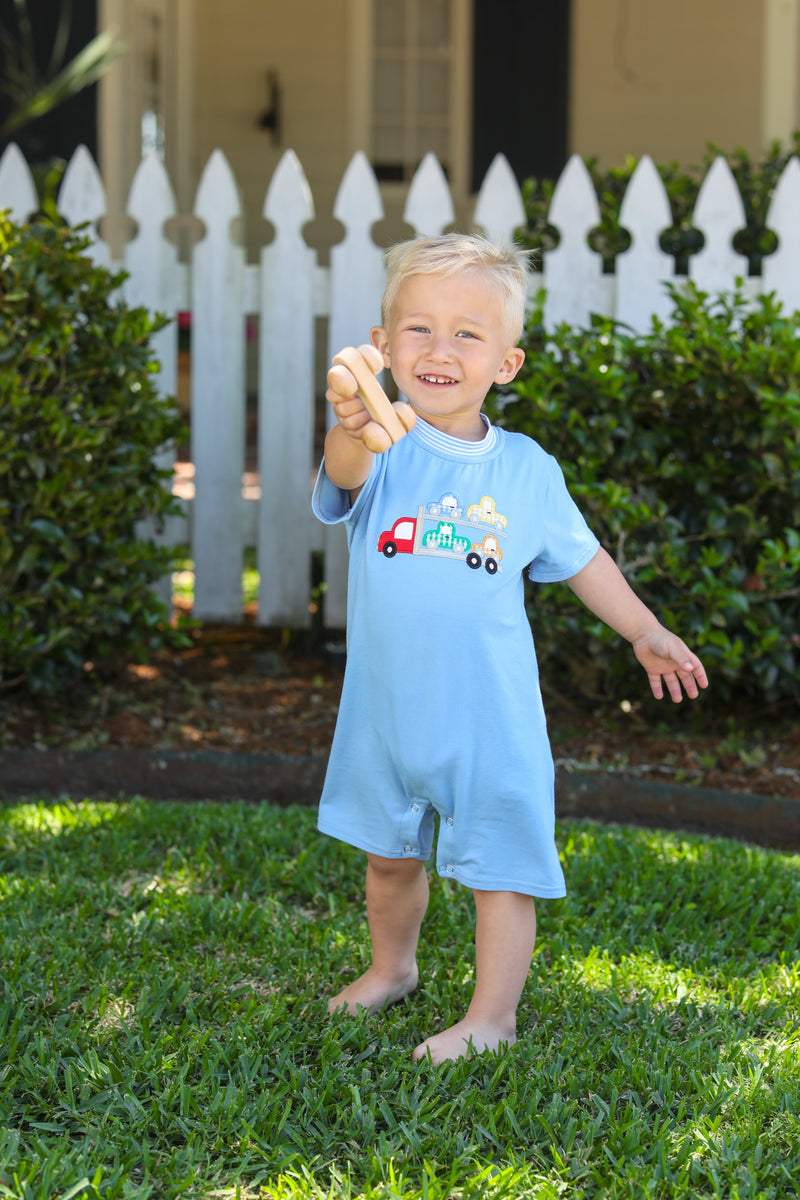 CAR HAULER BOY ROMPER