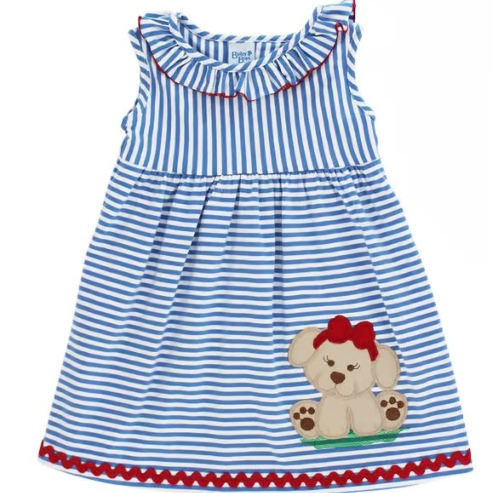 PUPPY KNIT EMPIRE DRESS