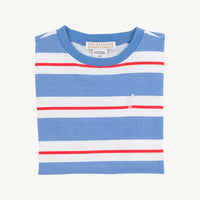 CARTER CREWNECK BARBADOS BLUE, RICHMOND RED, & WORTH AVENUE WHITE STORK