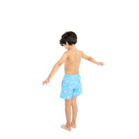 BOYS SURFING FLAMINGO SWIM TRUNKS