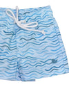 BLUE WAVES BOYS SWIM TRUNKS
