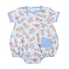 GOLDEN PUP SHORT SLEEVE BOY BUBBLE