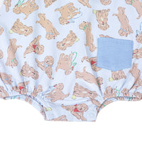 GOLDEN PUP SHORT SLEEVE BOY BUBBLE