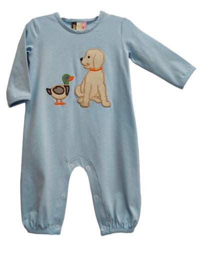 BEST PALS APPLIQUE BOYS ROMPER