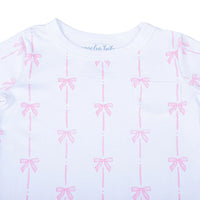 AMELIA'S CLASSICS PINK GIRL'S SHORT SLEEVE NIGHT DRESS