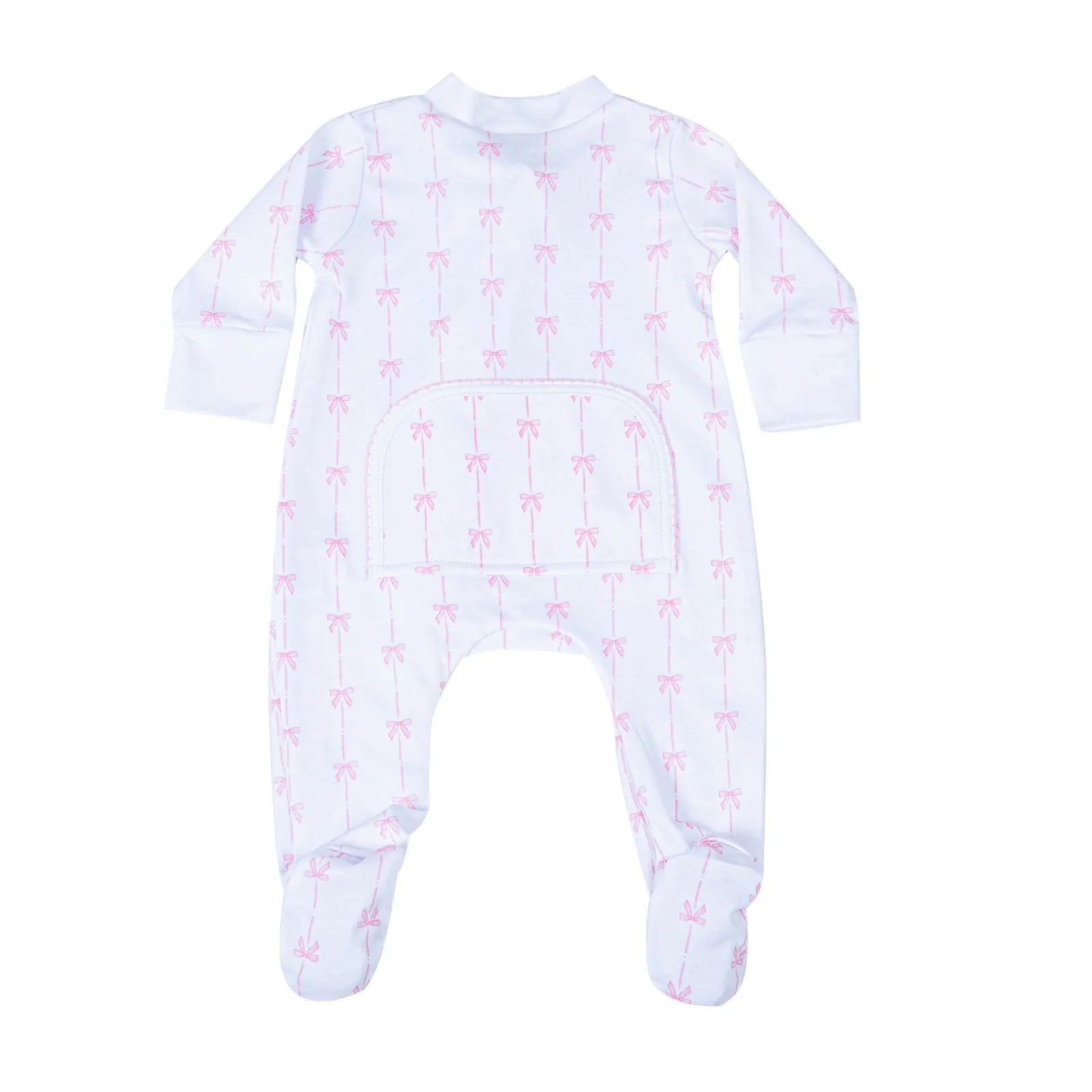 AMELIA'S CLASSICS PINK ZIPPER FOOTIE