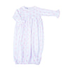 AMELIA'S CLASSICS PINK RUFFLE GATHERED GOWN