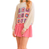 TWEEN CELEBRATION CHROCHET SWEATER