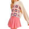 TWEEN CELEBRATION CHROCHET SWEATER