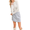 TWEEN MARSHMALLOW CREW NECK TOP