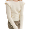 TWEEN ABIGAIL RUFFLE TRIM SWEATER