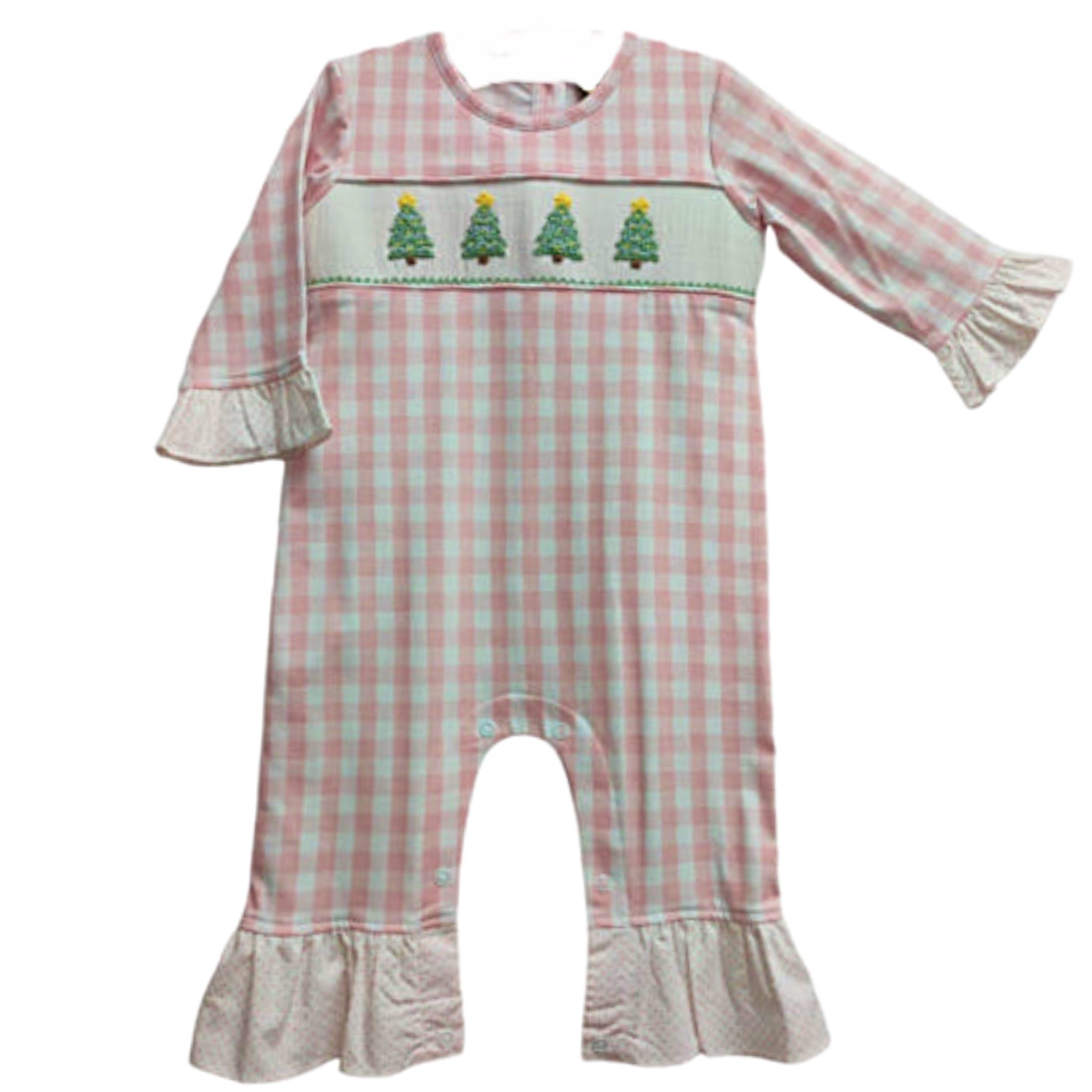 O' CHRISTMAS TREE GIRLS ROMPER