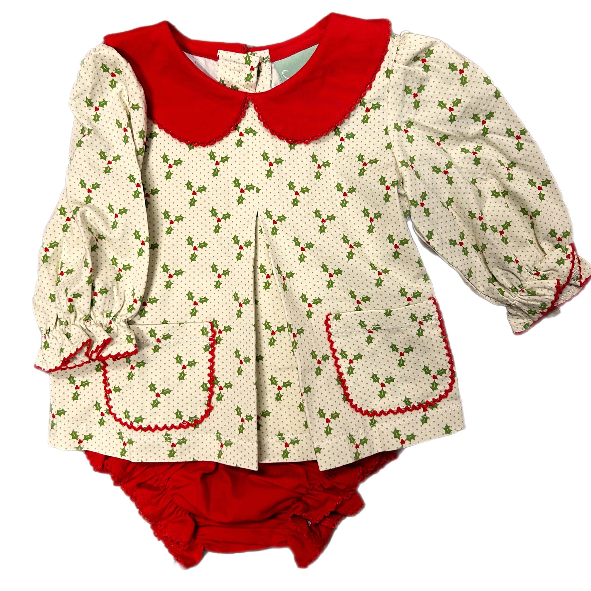 HOLLY POCKET BLOOMER SET