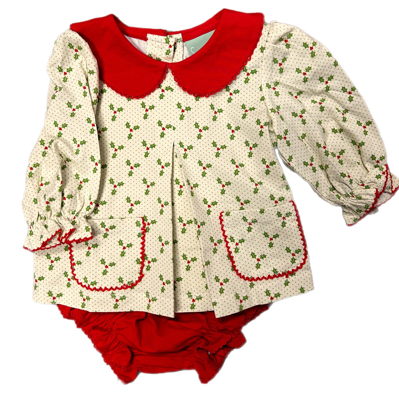 HOLLY POCKET BLOOMER SET