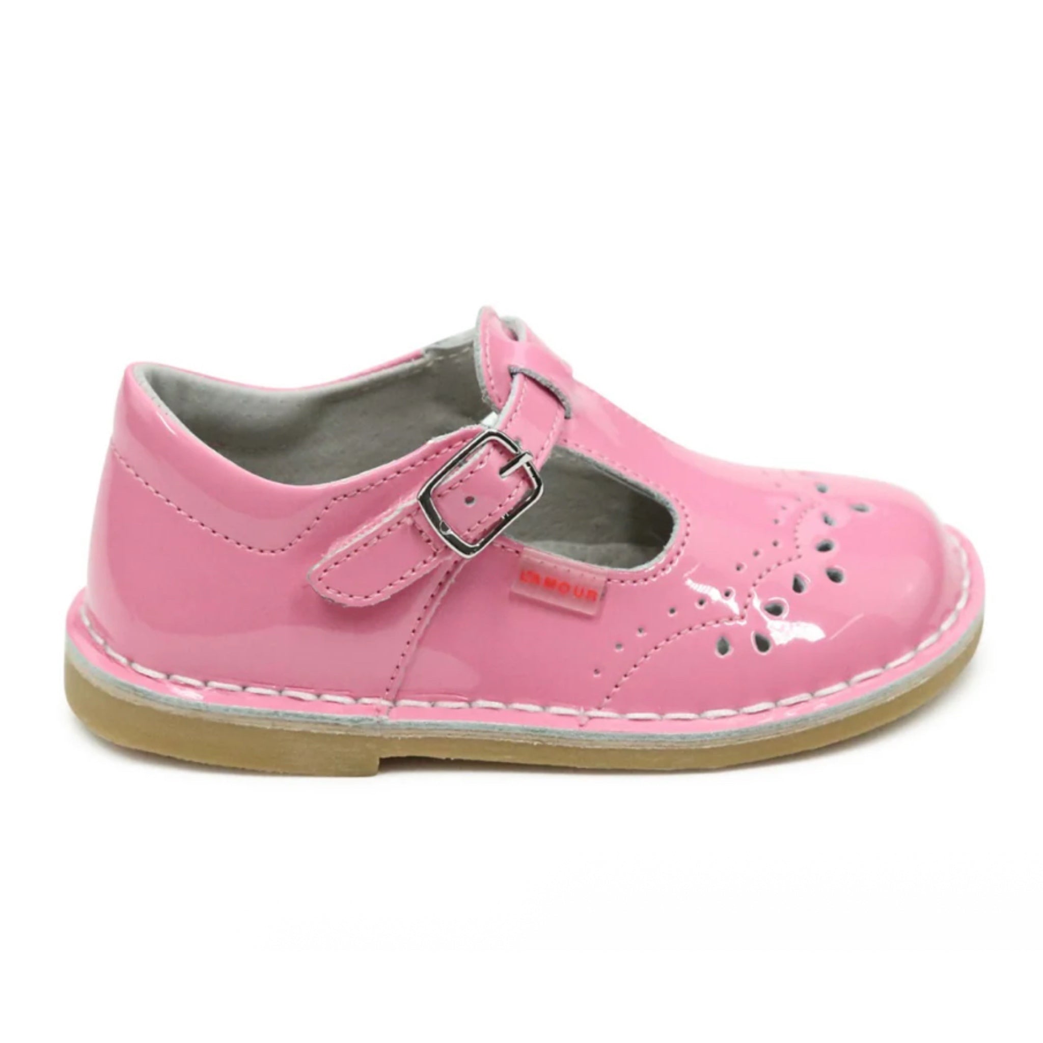 RUTHIE STITCHED MARYJANE - PATENT MALIBU PINK