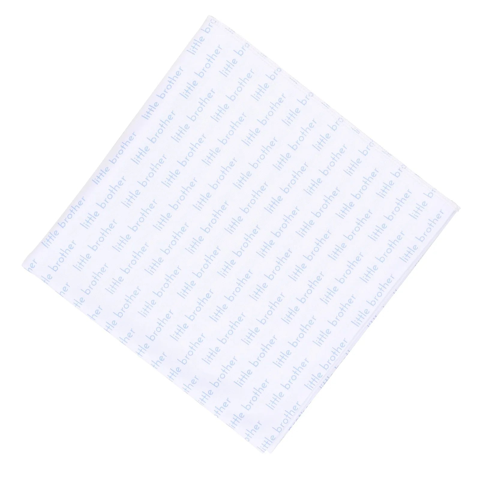 LITTLE BROTHER PRINTED SWADDLE BLANKET