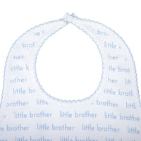 LITTLE BROTHER PRINTED BIB