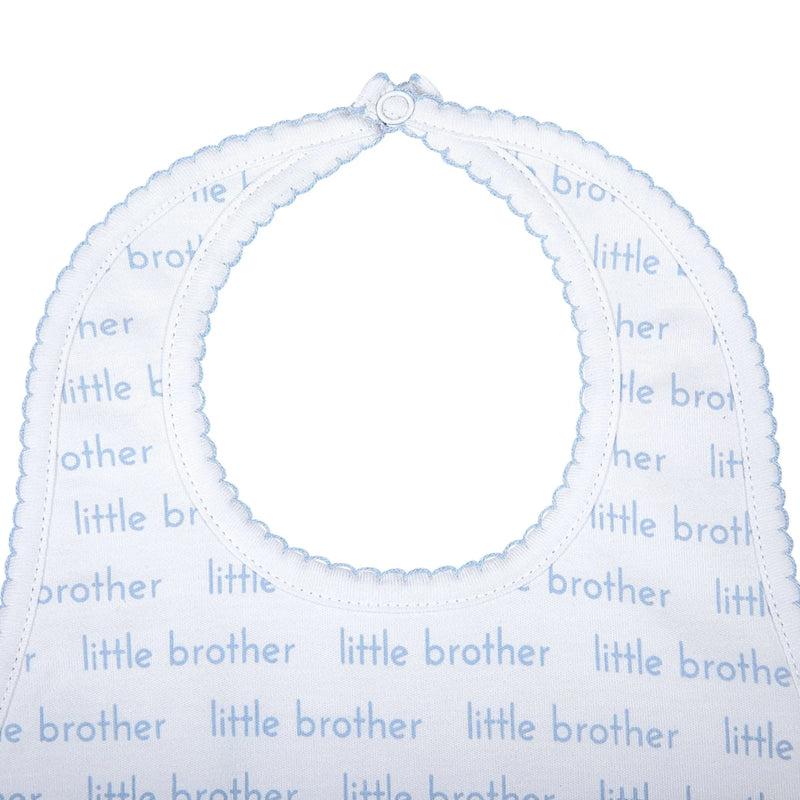 LITTLE BROTHER PRINTED BIB