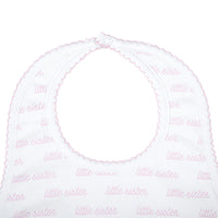 LITTLE SISTER PRINTED BIB