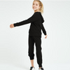 TWEEN BLACK HOODED JOGGER SET