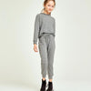 TWEEN HEATHER GREY HOODED JOGGER SET