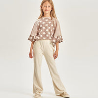 TWEEN OFF WHITE CORDOROY PANTS