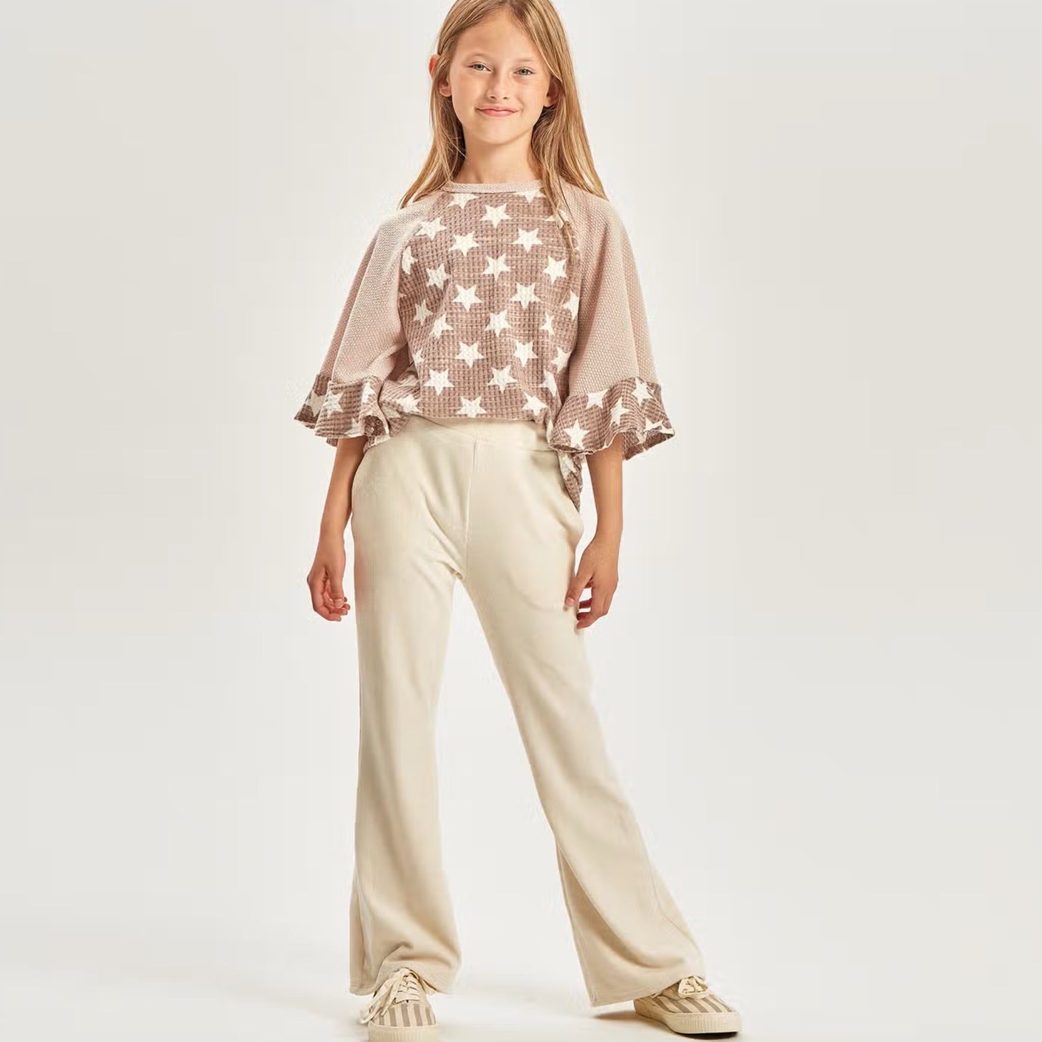 TWEEN OFF WHITE CORDOROY PANTS