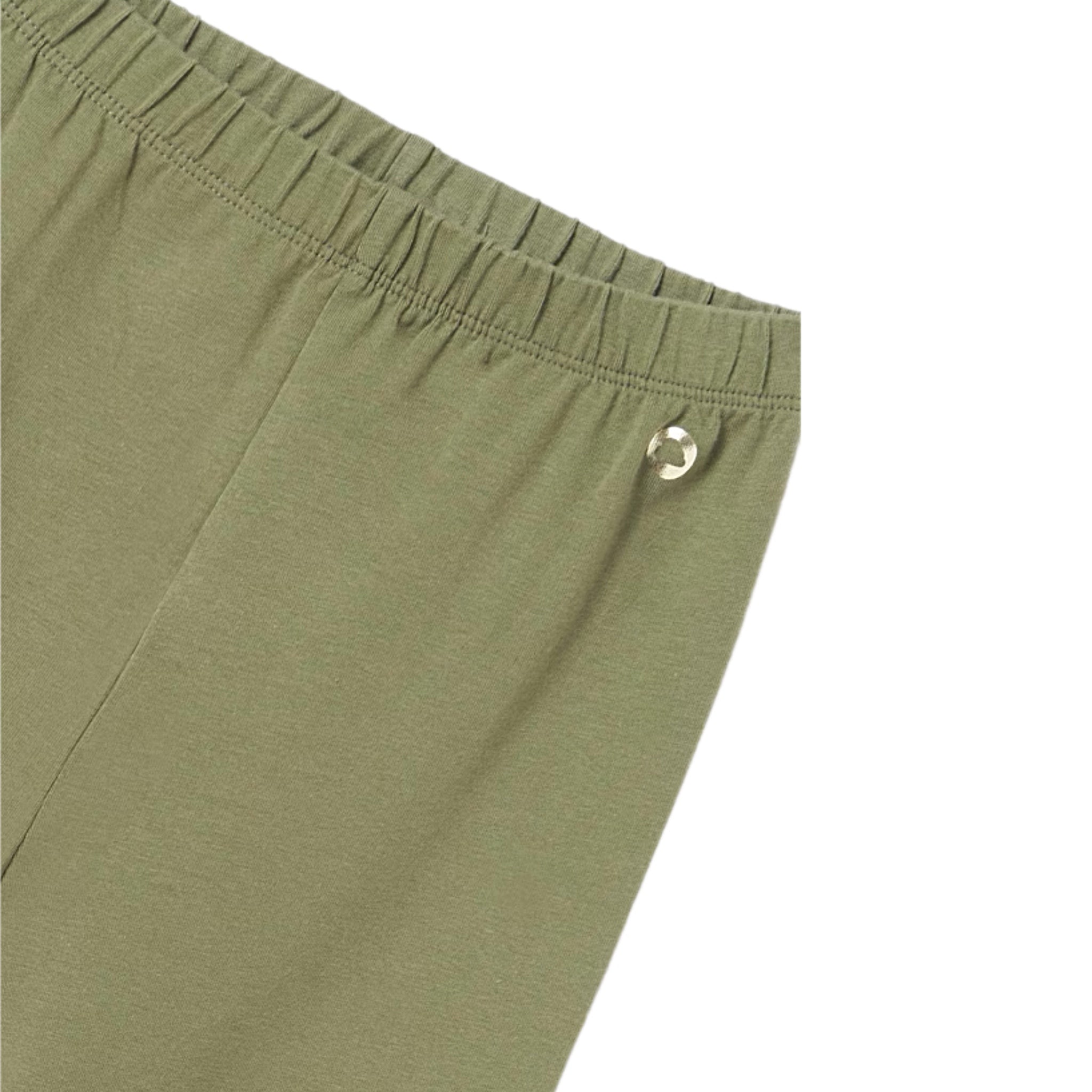 TWEEN BASIC MOSS GREEN LEGGINGS