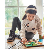 SEQUIN HEARTS SWEATSHIRT AND LEGGINGS SET