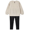 SEQUIN HEARTS SWEATSHIRT AND LEGGINGS SET