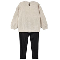 SEQUIN HEARTS SWEATSHIRT AND LEGGINGS SET