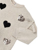 SEQUIN HEARTS SWEATSHIRT AND LEGGINGS SET