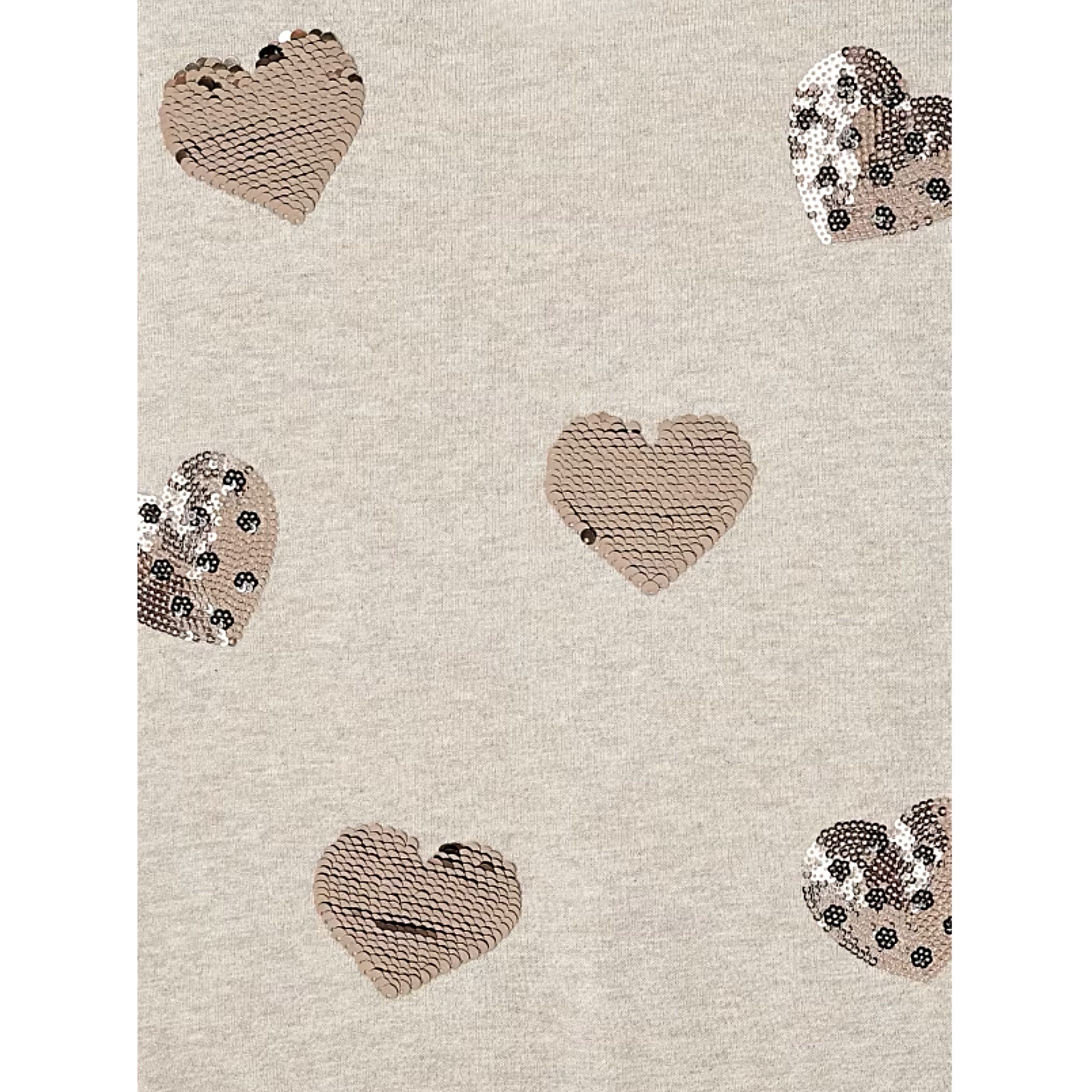 SEQUIN HEARTS SWEATSHIRT AND LEGGINGS SET