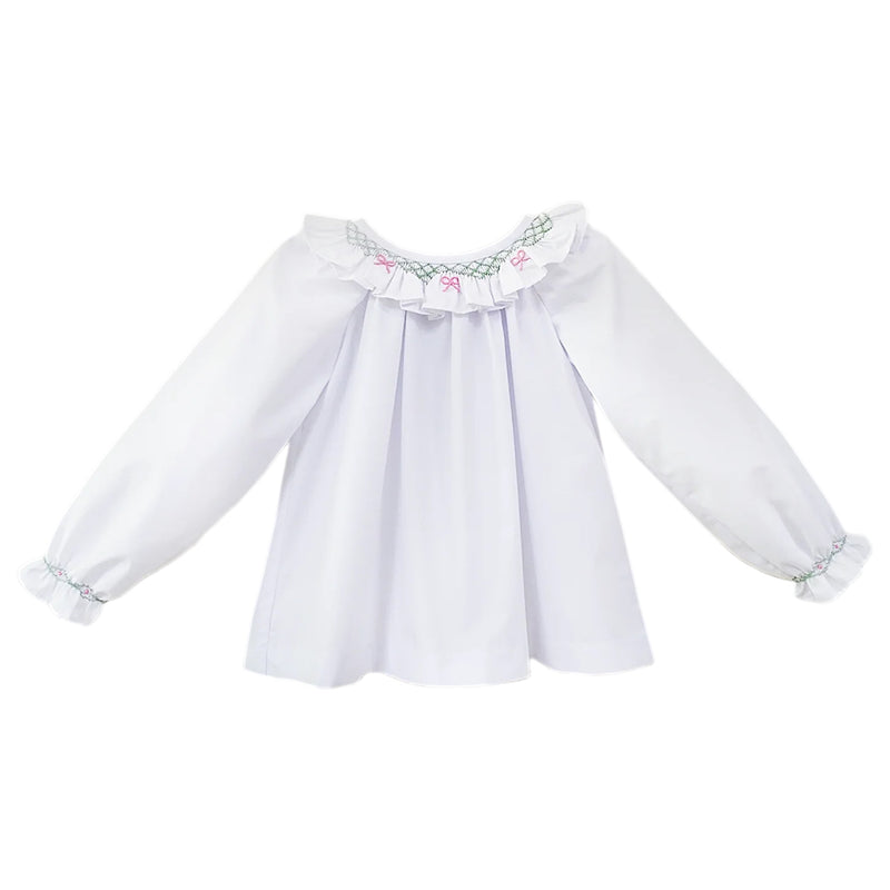 SWEET BOW SCARLETT BLOUSE